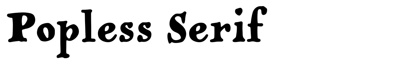 Popless Serif